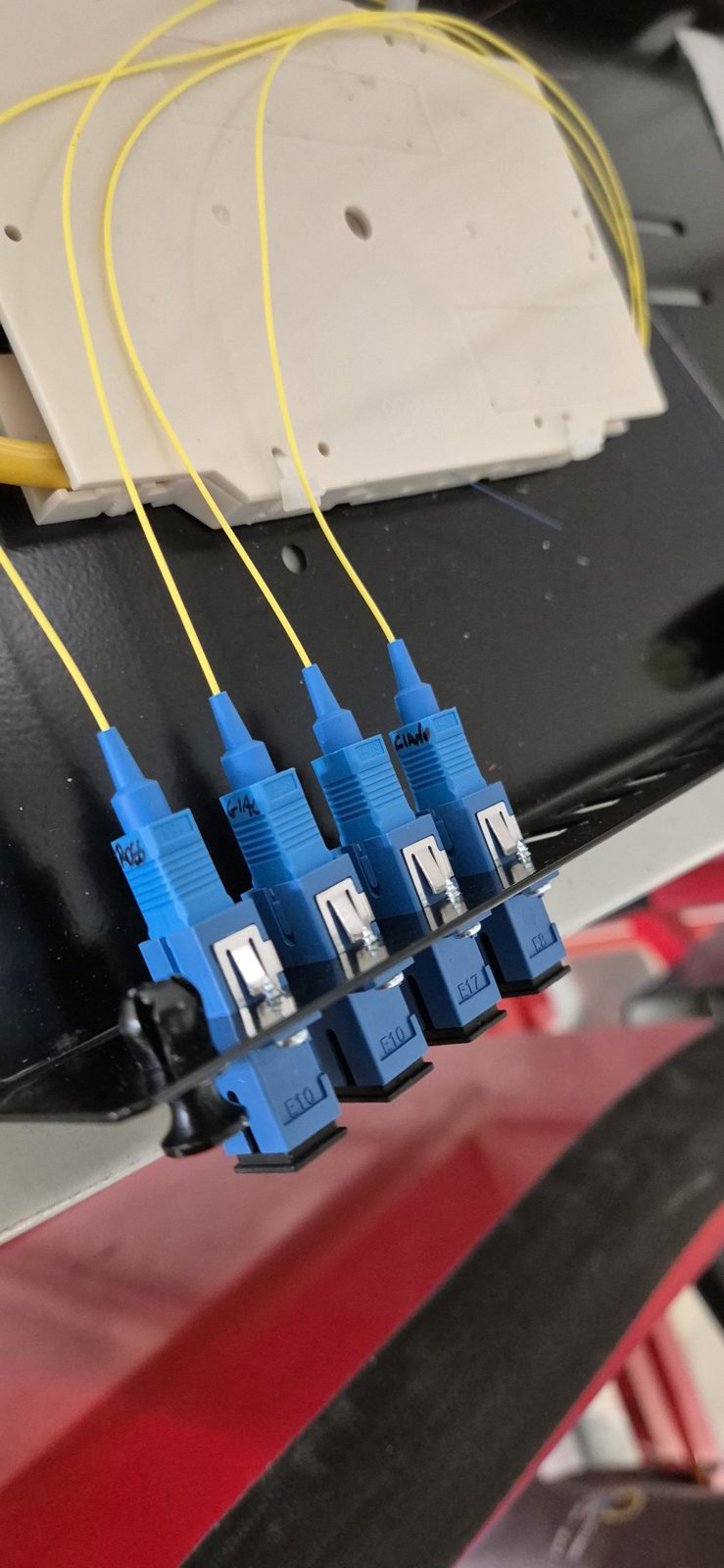 Terminazione fibra con connettori SC